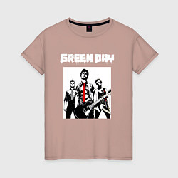 Женская футболка Greed Day rock