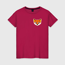 Женская футболка Мордочка лисы