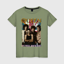 Женская футболка Queen винтаж