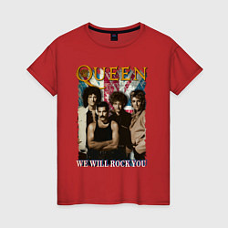 Женская футболка Queen винтаж