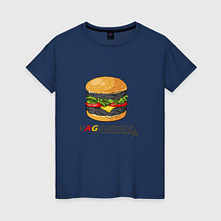 Женская футболка VAGburger tyres