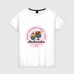 Женская футболка Анжелика new