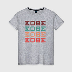 Женская футболка Kobe name