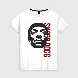 Женская футболка Репер Snoop Dogg