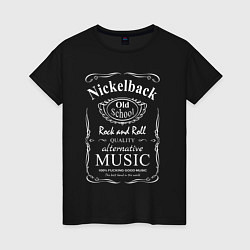 Женская футболка Nickelback в стиле Jack Daniels