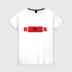 Женская футболка Roblox деталь