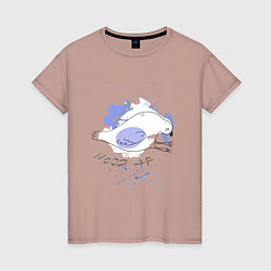 Женская футболка Грустный голубь: mood AF