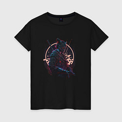 Женская футболка Cybersamurai tech