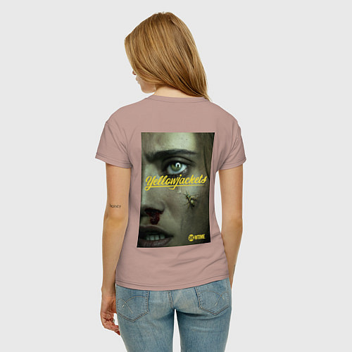 Женская футболка Шершни Мисти и Нат / Пыльно-розовый – фото 4