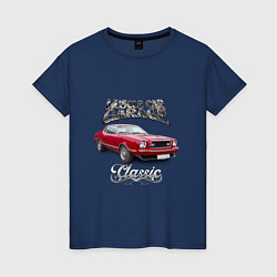 Женская футболка Маслкар Ford Mustang