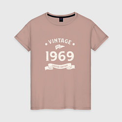 Женская футболка Винтаж 1969 ограниченный выпуск