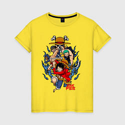 Женская футболка One Piece run