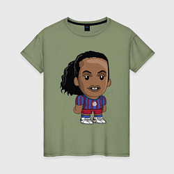 Женская футболка Ronaldinho Barcelona