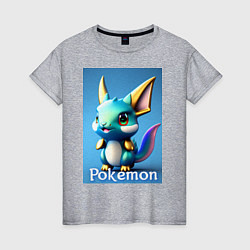 Женская футболка Pokemon Vaporeon