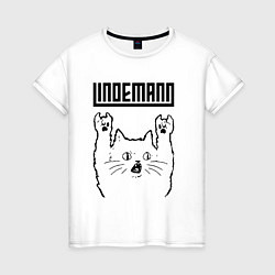 Женская футболка Lindemann - rock cat