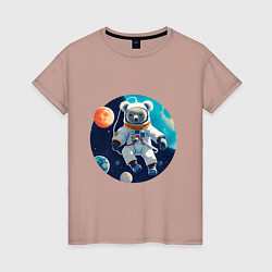 Женская футболка Космическая коала