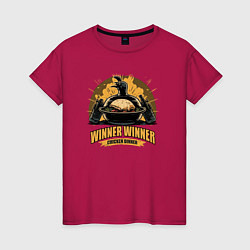 Женская футболка Курица победителю