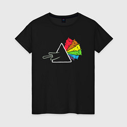Женская футболка Pink Floyd коты