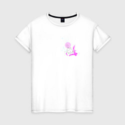 Женская футболка Крошечный котенок: im smol