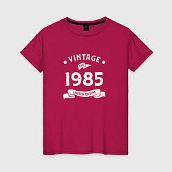 Женская футболка Винтаж 1985 ограниченный выпуск