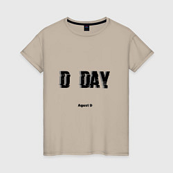 Женская футболка D DAY Agust D