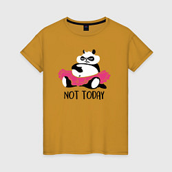 Женская футболка Ленивая панда