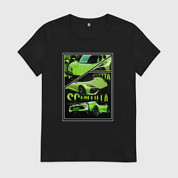 Женская футболка Civetta scintilla green