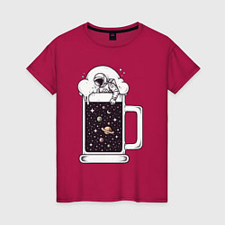 Женская футболка Space beer