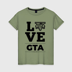 Женская футболка GTA love classic