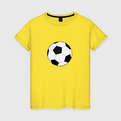 Женская футболка Футбольный мячик