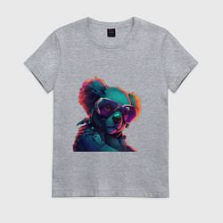 Женская футболка Коала в очках