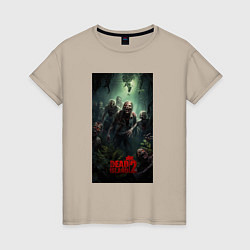 Женская футболка Зомби на острове