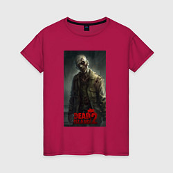 Женская футболка Зомби мертый остров