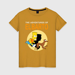Женская футболка Adventures of El Barto