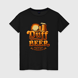 Женская футболка Duff beer brewing