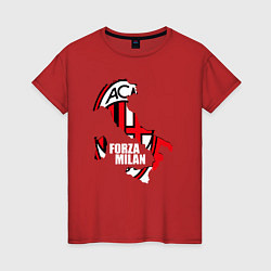 Женская футболка Forza Milan