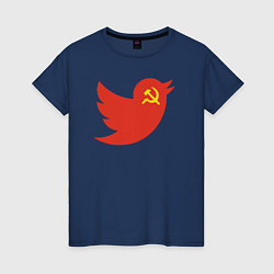 Женская футболка Птичка СССР