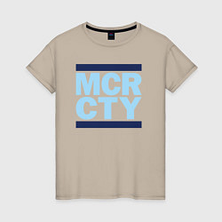 Женская футболка Run Manchester city