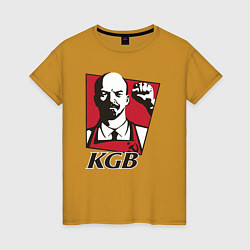 Женская футболка KGB Lenin
