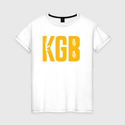 Женская футболка KGB