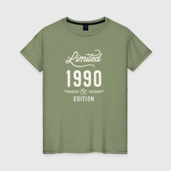 Женская футболка 1990 ограниченный выпуск