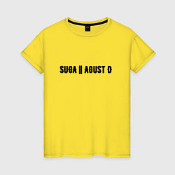 Женская футболка SUGA Agust D