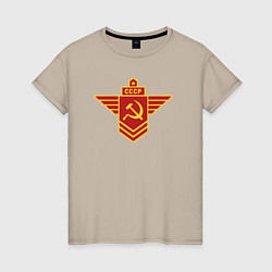 Женская футболка Крылья СССР