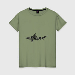Женская футболка Тигровая акула
