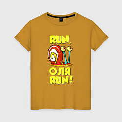 Женская футболка Run Оля run