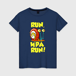 Женская футболка Run Ира run