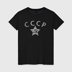 Женская футболка СССР grey