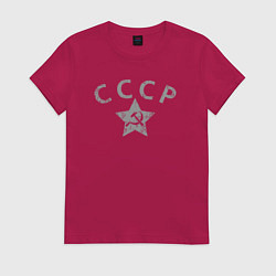 Женская футболка СССР grey