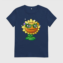 Женская футболка Подсолнух в очках