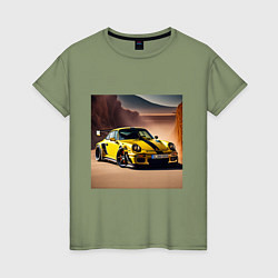 Женская футболка Porsche 911